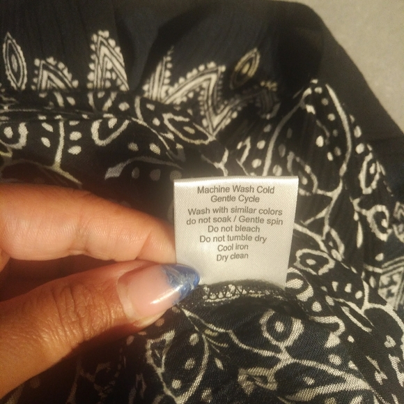 NWT rayon maxi skirt - Picture 4 of 7